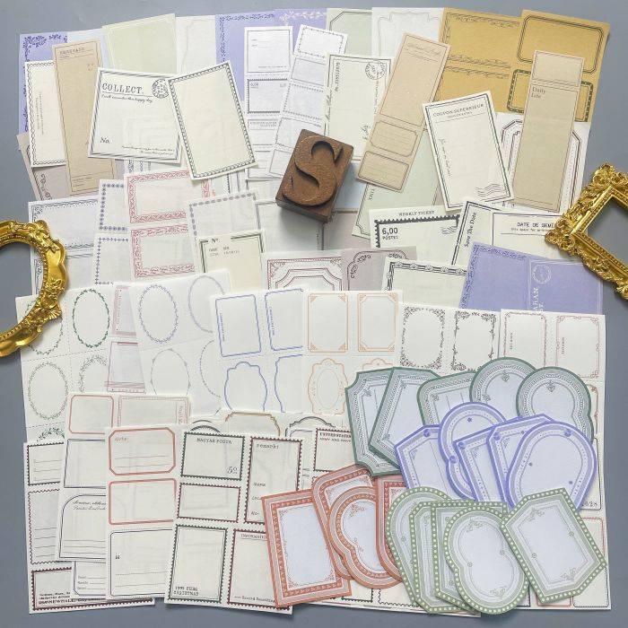 Taggy Frame Ephemera Mystery Kit