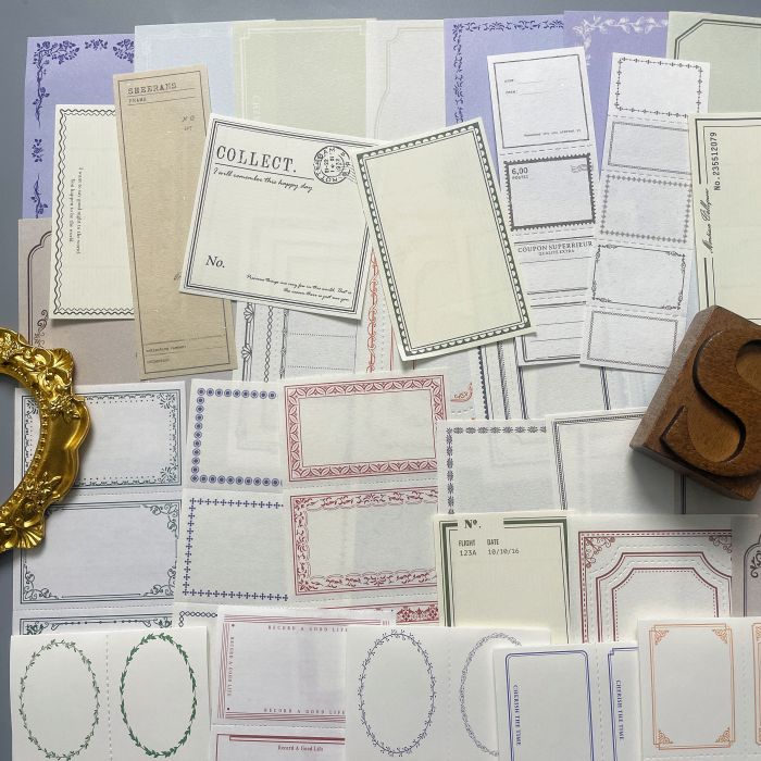 Taggy Frame Ephemera Mystery Kit