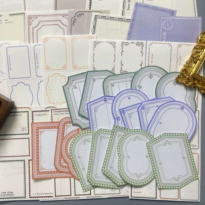Taggy Frame Ephemera Mystery Kit
