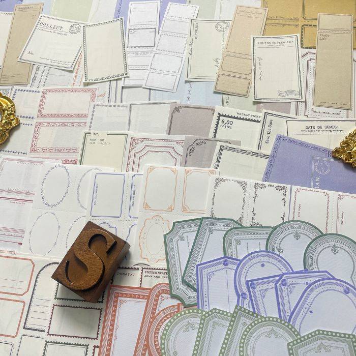 Taggy Frame Ephemera Mystery Kit