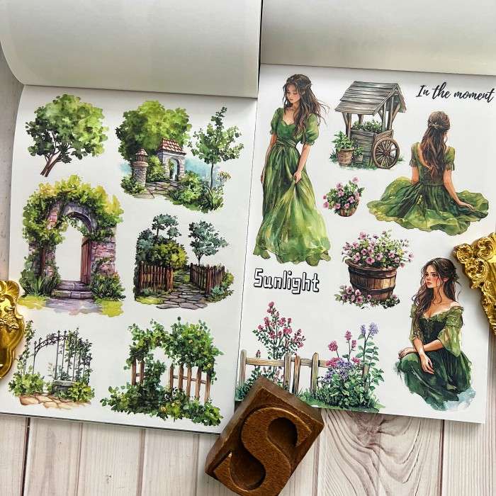 Walk Into The Forest Sticker Book 20Sheets