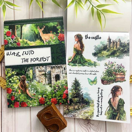 Walk Into The Forest Sticker Book 20Sheets