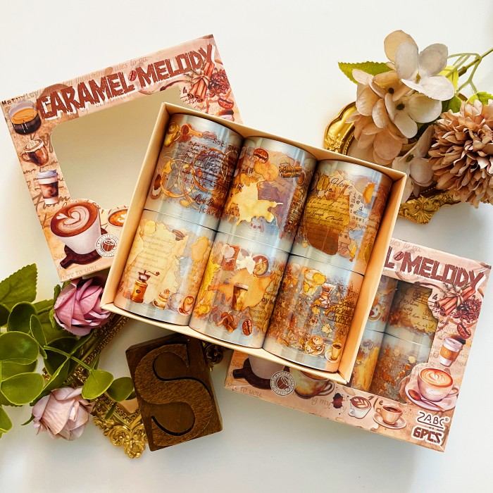 Caramel Melody PET Tape Set