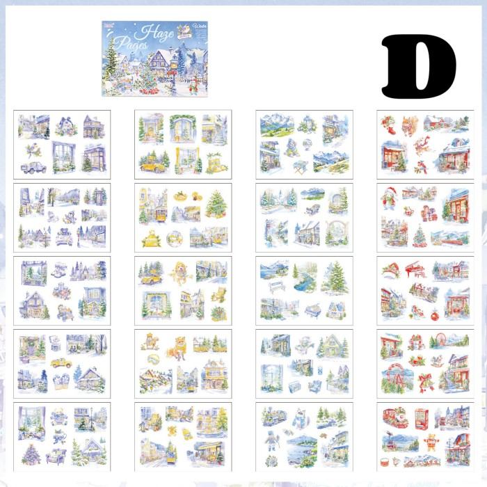 Four Times Scenery Sticker Book 20Sheets