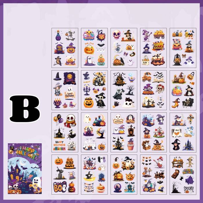 Halloween Castle Sticker Book 20Sheets
