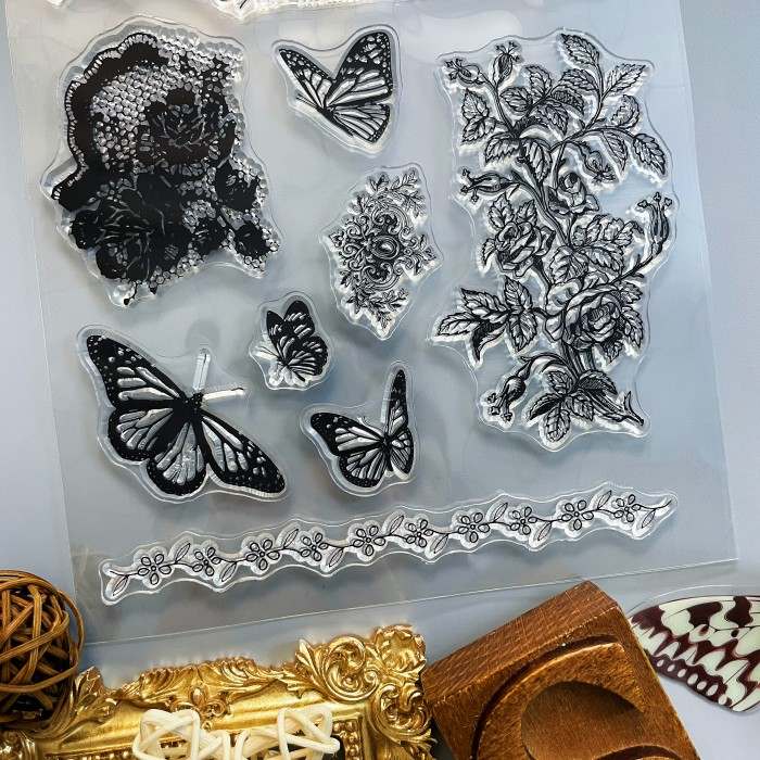 Handwritten Charm Clear Stamp