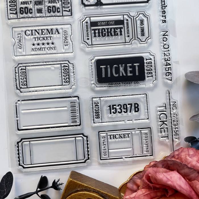 Label & Stub Clear Stamp