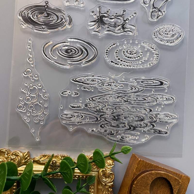 Wave Whirl Clear Stamp