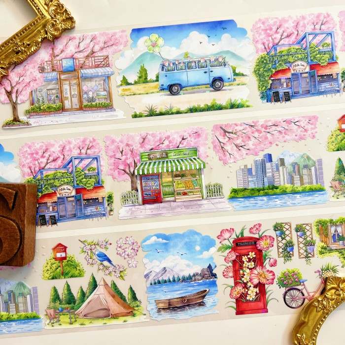 Sakura Corridor PET Tape | BOBO YU