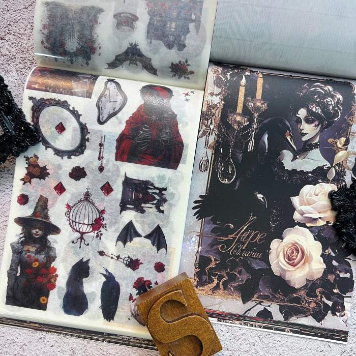 Castle Of Darkness Washi Sticker Book 50Sheets