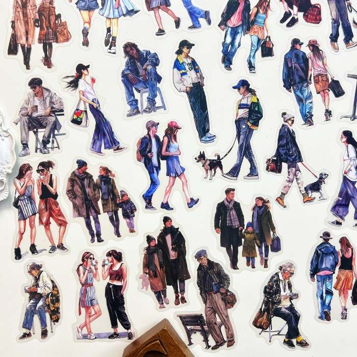 City Walk Sticker 60PCS