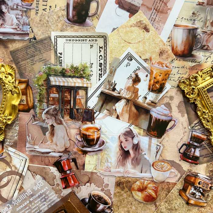 Coffee Time Ephemera Mystery Kit
