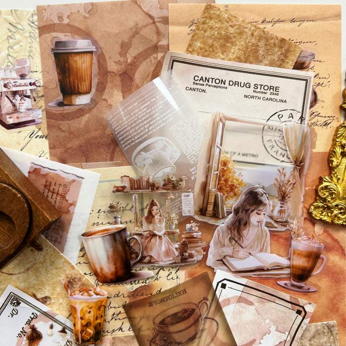 Coffee Time Ephemera Mystery Kit