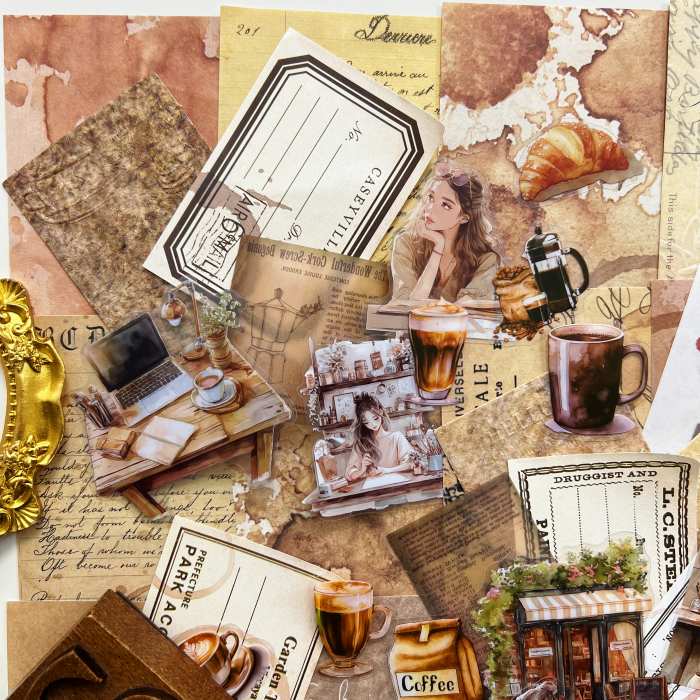 Coffee Time Ephemera Mystery Kit