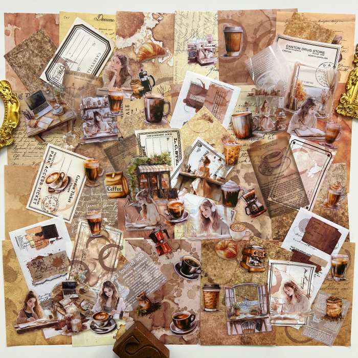 Coffee Time Ephemera Mystery Kit