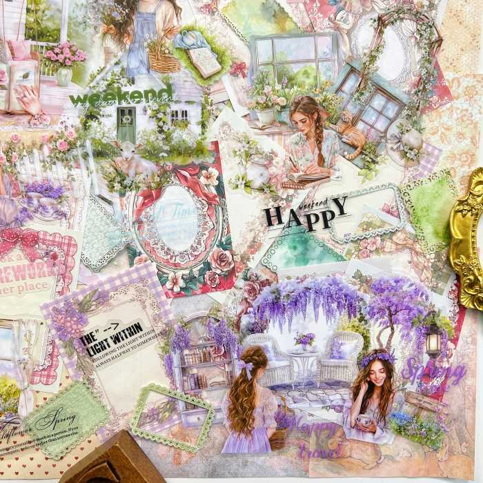 Spring Fling Ephemera Mystery Kit 155PCS