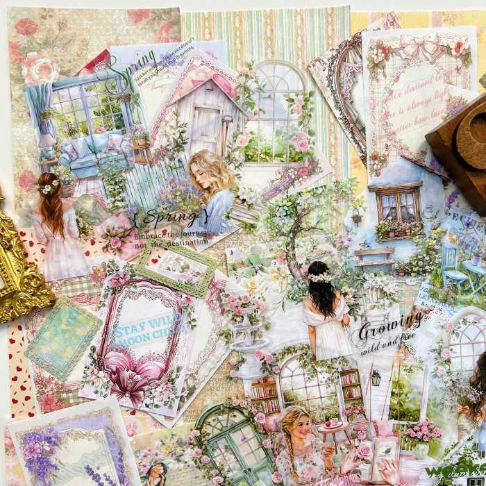 Spring Fling Ephemera Mystery Kit 155PCS