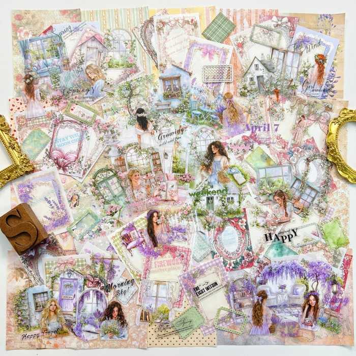 Spring Fling Ephemera Mystery Kit 155PCS
