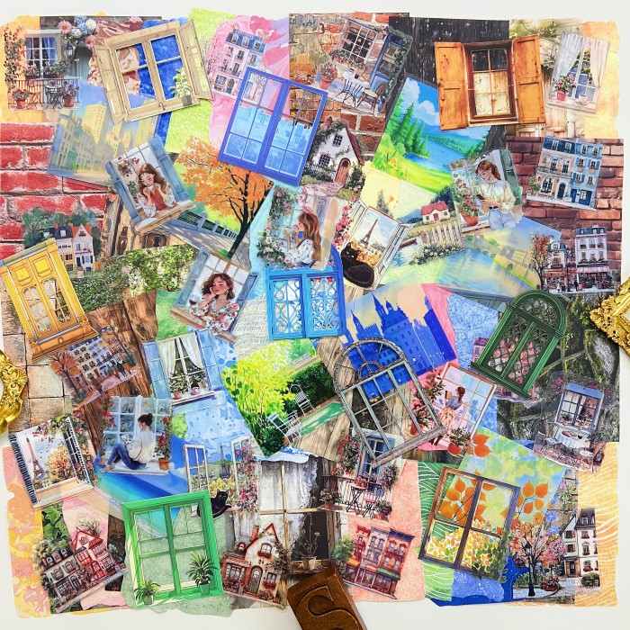 Smalltown Eyes Ephemera Mystery Kit 85PCS