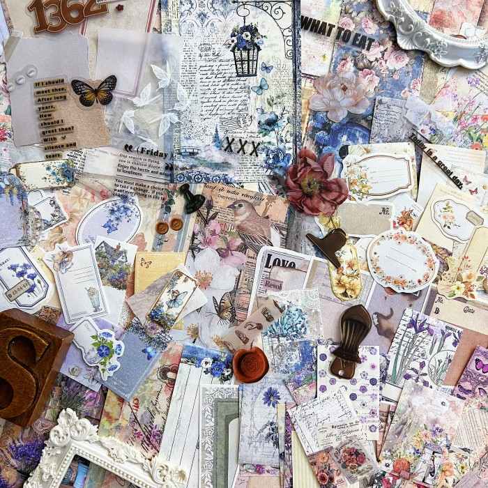 Pastoral Post Ephemera Mystery Kit 90PCS