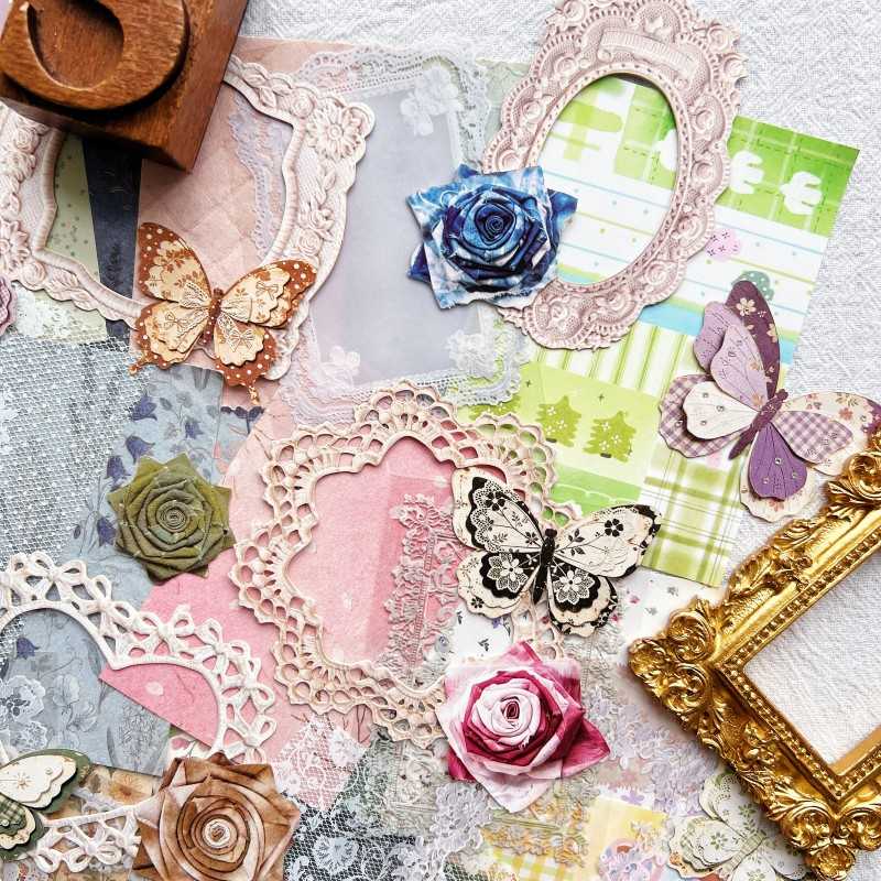 Patchwork Lace Ephemera Mystery Kit 95PCS
