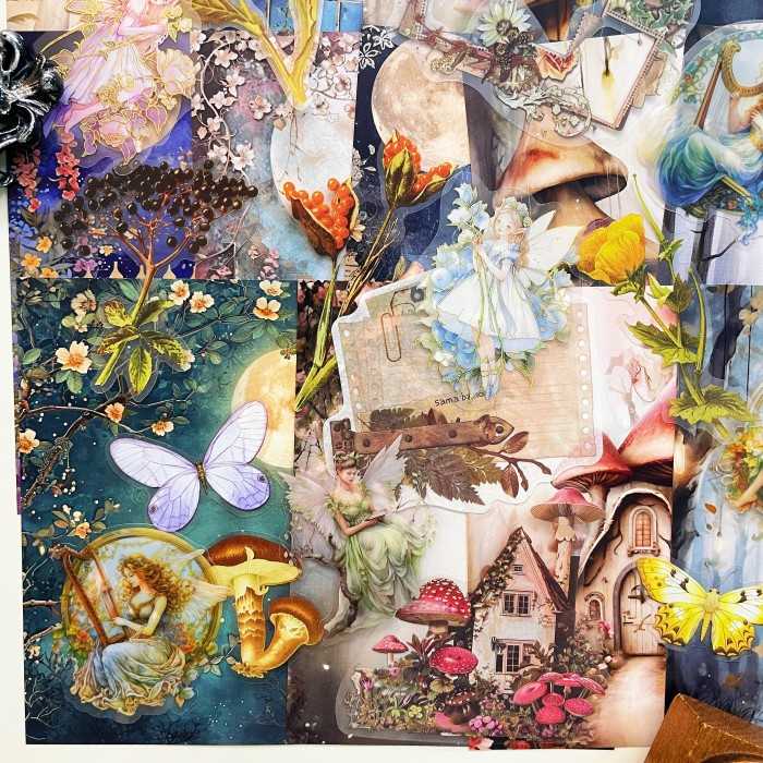 Faerie Grove Ephemera Mystery Kit 100PCS