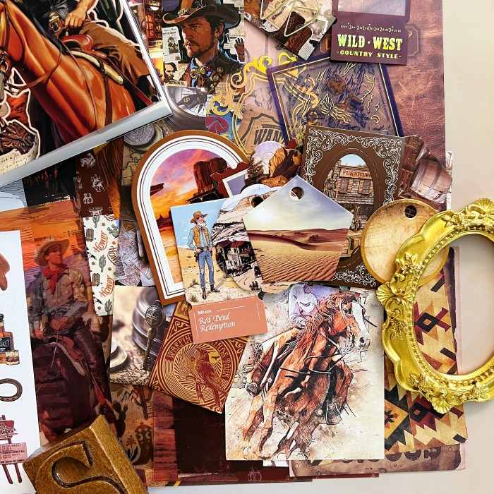 Warm West Ephemera Kit 155PCS