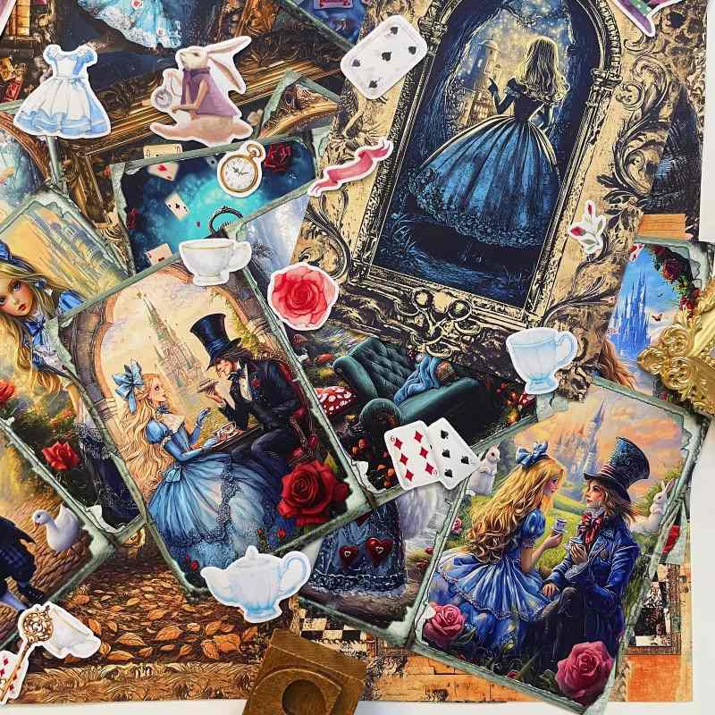 Curious Alice Ephemera Mystery Kit 75PCS