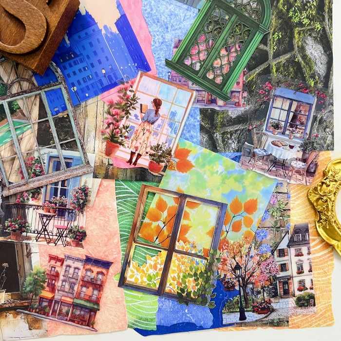 Smalltown Eyes Ephemera Mystery Kit 85PCS