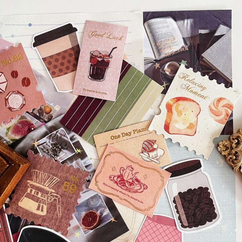 Simple Pleasures Ephemera Mystery Kit 95PCS