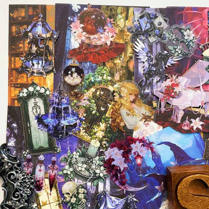 Gothic Banquet Ephemera Kit 120PCS