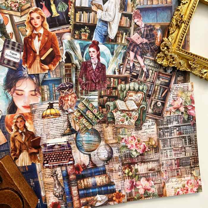 Classical Academia Ephemera Kit 75PCS