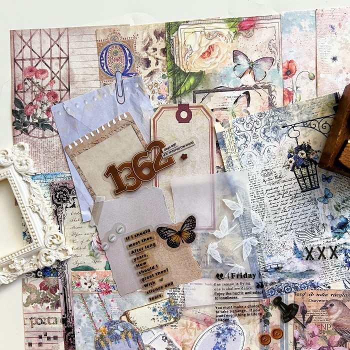 Pastoral Post Ephemera Mystery Kit 90PCS