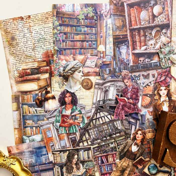 Classical Academia Ephemera Kit 75PCS