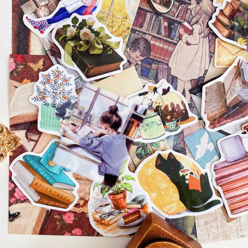 Book Hour Ephemera Mystery Kit 90PCS