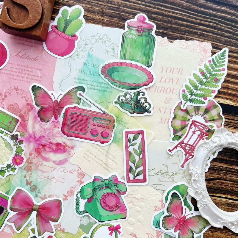 Matcha Blush Ephemera Mystery Kit 90PCS