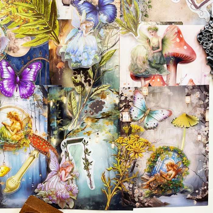 Faerie Grove Ephemera Mystery Kit 100PCS