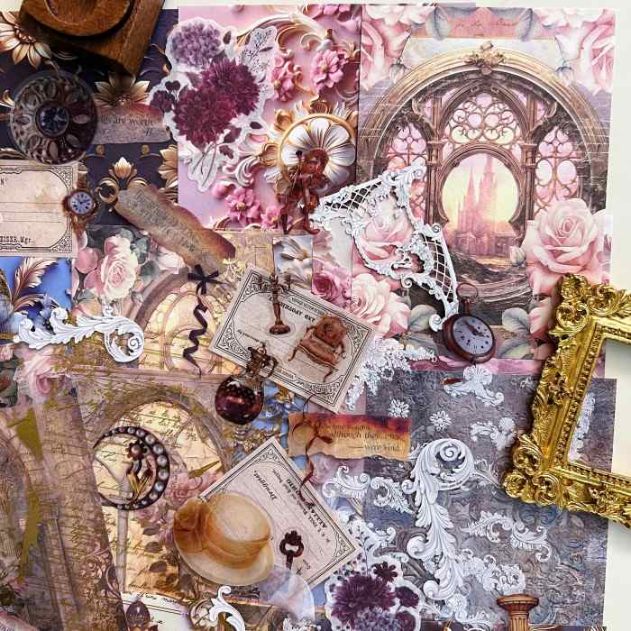 Opulent Memory Ephemera Mystery Kit 90PCS