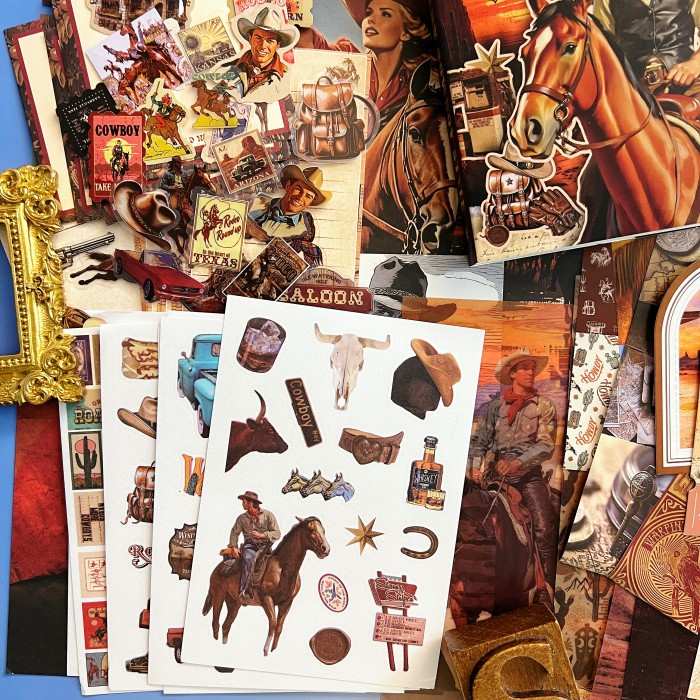 Warm West Ephemera Kit 155PCS
