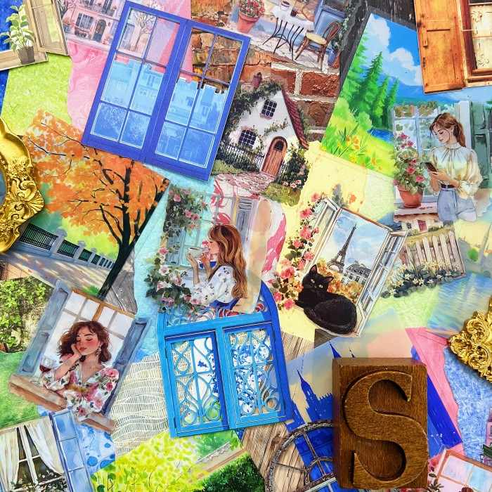 Smalltown Eyes Ephemera Mystery Kit 85PCS