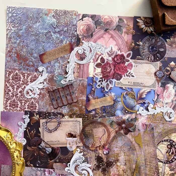 Opulent Memory Ephemera Mystery Kit 90PCS