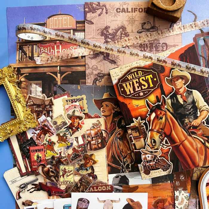 Warm West Ephemera Kit 155PCS