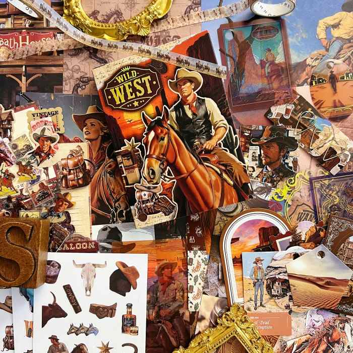 Warm West Ephemera Kit 155PCS