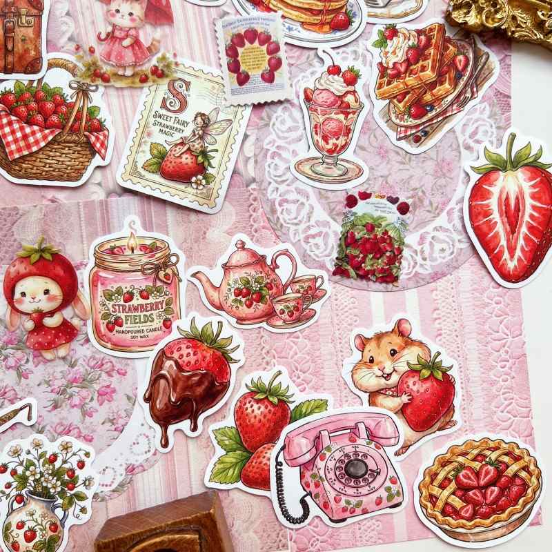 Berry Adore Ephemera Mystery Kit 75PCS