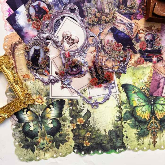 Midnight Castle Fables Ephemera Mystery Kit 65PCS