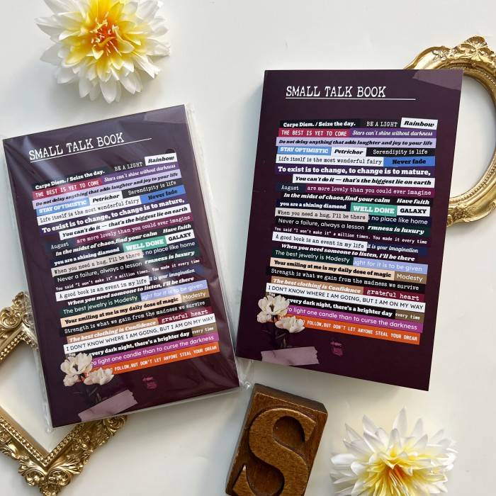 Small Talk Sticker Book 60Sheets