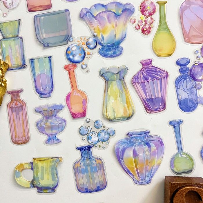 Star Vial Sticker 50PCS