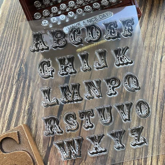 Letters Clear Stamp