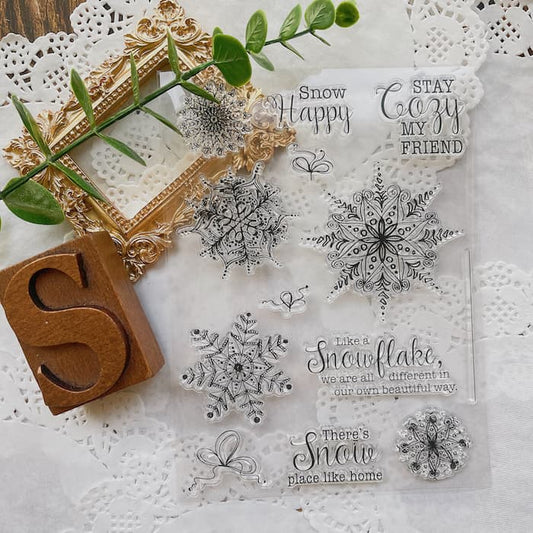Snowflakes Clear Stamp