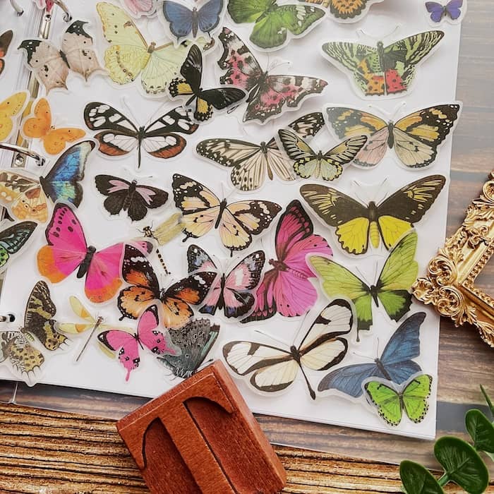 Butterflydex Vellum Sticker 80PCS